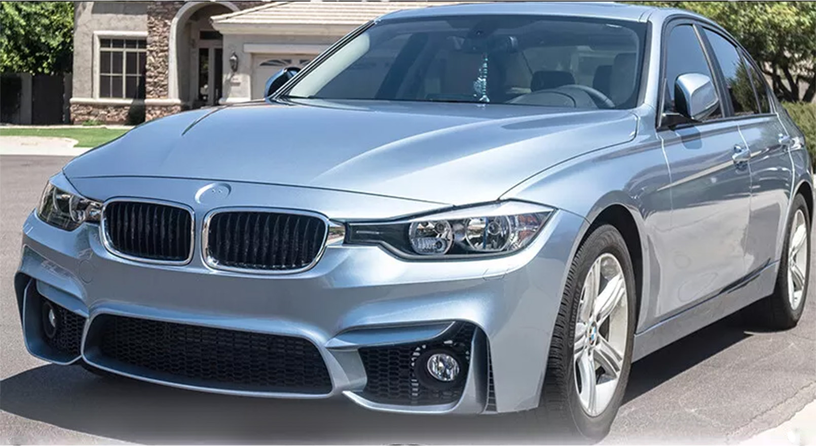 「シルバーグレイ」　F30 Front Bumper For 2013-18 BMW F30 F35 3 Series to M3 Style 4-Door W